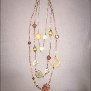 Bead and Gemstone Necklace